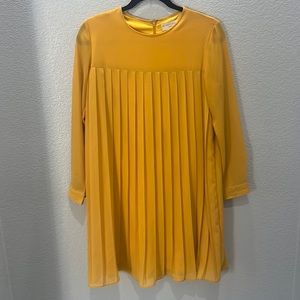 Rachel Parcell hold pleated shift dress size small